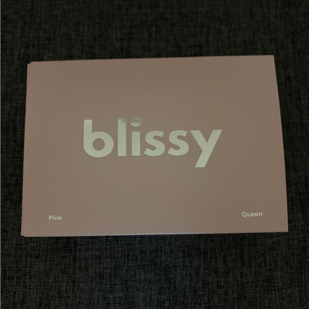 Blissy Pink Pillowcase and Sleep Mask